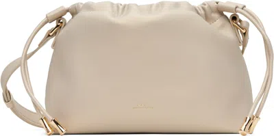 Apc Beige Ninon Mini Bag In Ran Pale Gold