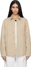 A.p.c. Beige Noah Jacket In Neutral