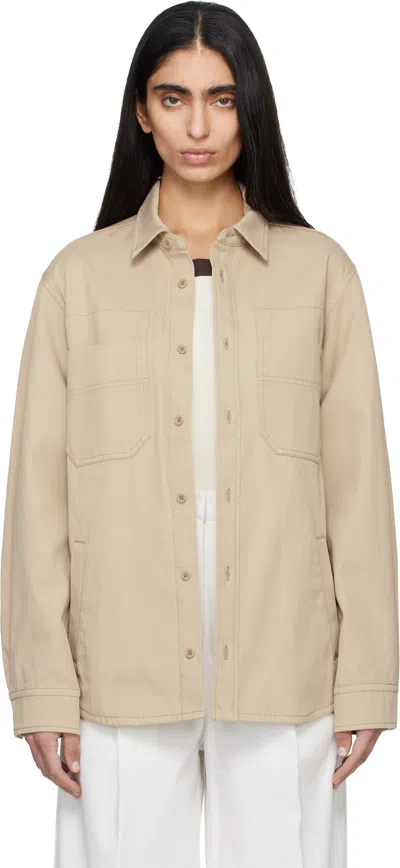 A.p.c. Beige Noah Jacket In Neutral