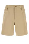 A.p.c. Beige Solid Shorts In Neutral