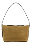 Apc Vera Beige Shoulder Bag With Top Handle And Zip Closure In Suede Woman