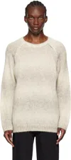 Apc Beige Tame Impala Edition Mavericks Sweater In Paa Heathered Ecru