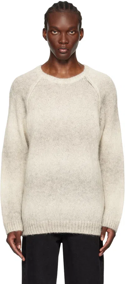 Apc Beige Tame Impala Edition Mavericks Sweater In Paa Heathered Ecru