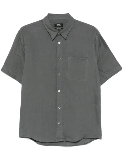 Apc Bellini Shirt In Grey