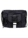 Apc A.p.c. Logo Patch Buckled Belt Bag In Blue