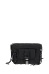 A.p.c. Belt Bag In Durable Technical Ripstop Fabric With Adjustable Belt In Black