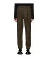 Apc Khaki Renato Trousers In Black