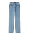 A.p.c. Belt Loop Denim Trousers In Blue