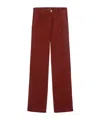 Apc Belt-loop Jeans In Red