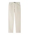 Apc Straight-leg Cropped Jeans In White