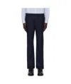 A.p.c. Pinstripe Drawstring Trousers In Black
