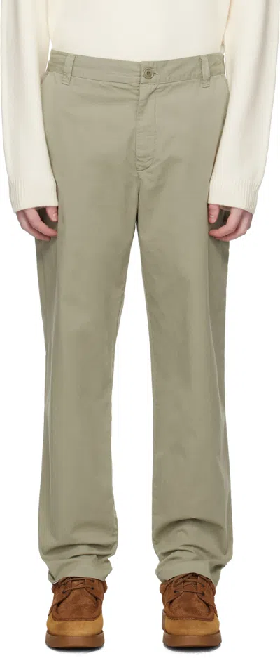 Apc Belt Loops Slacks In Brown