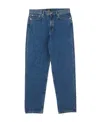 Apc Indigo Blue Cotton Straight-leg Jeans In Blue