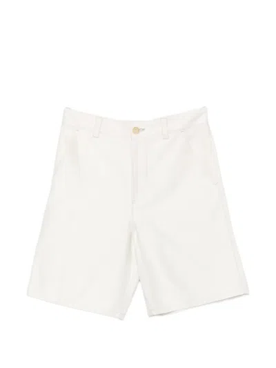 A.p.c. Belt-loops Patch-pockets Shorts In Neutral