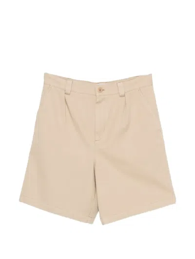 A.p.c. Belt-loops Shorts In Brown