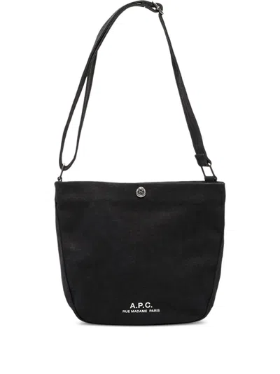 Apc A.p.c. Besace Journal Small Bags In Black