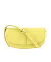 Apc A.p.c. Half-moon Betty Shoulder Bag In Yellow