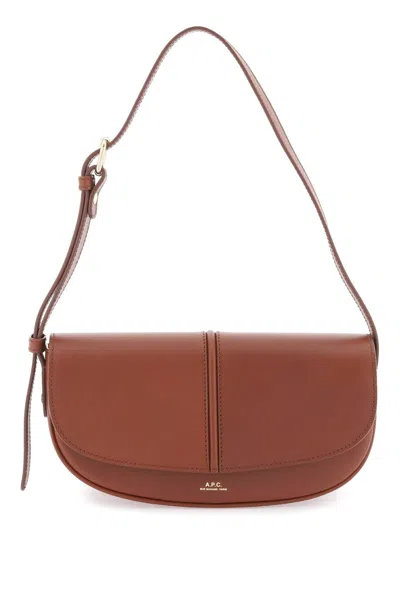 Apc Betty Shoulder Bag In Brown