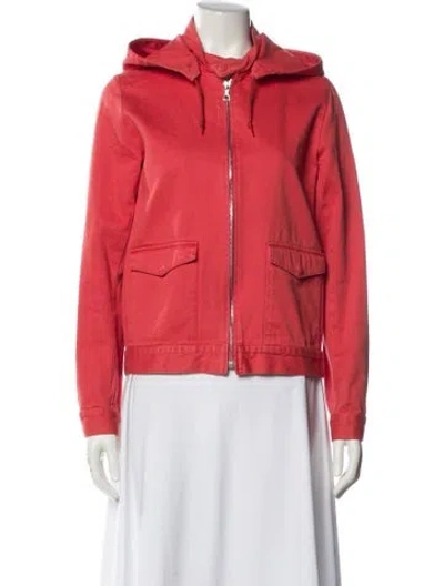 Pre-owned Apc Biker Jacket In Red
