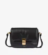 Apc A.p.c. Grace Soft Crossbody - Leather - Black In Animal Print