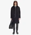 A.p.c. Gaston Wool Coat In Black