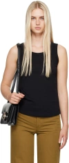 Apc Black Agathe Tank Top In Lzz Black