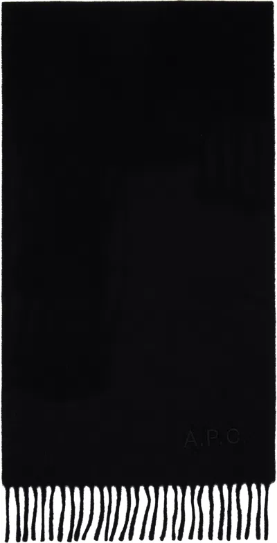 Apc Black Ambroise Scarf