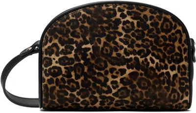 Apc Black & Brown Demi-lune Mini Bag