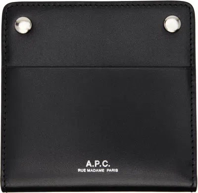 Apc Black André Bifold Wallet