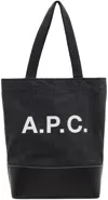 Apc Black Axel Small Tote In Lzz Black