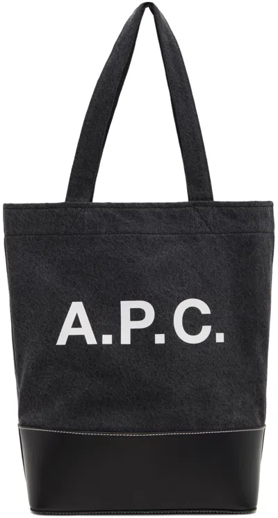 Apc Black Axel Tote In Lzz Black