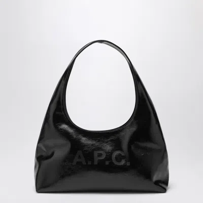 A.p.c. Black Baby Ninon Leather-effect Shoulder Bag