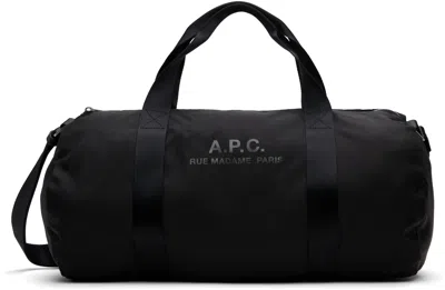 A.p.c. Black Backstage Gym Duffle Bag
