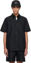 A.p.c. Black Bart Shirt In Black