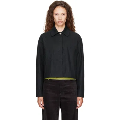 A.p.c. Black Becca Jacket In Lzz Black