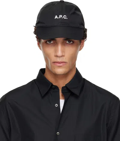 A.P.C. BLACK CHARLIE CAP