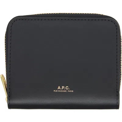 A.p.c. Black Chelsea Zip Wallet