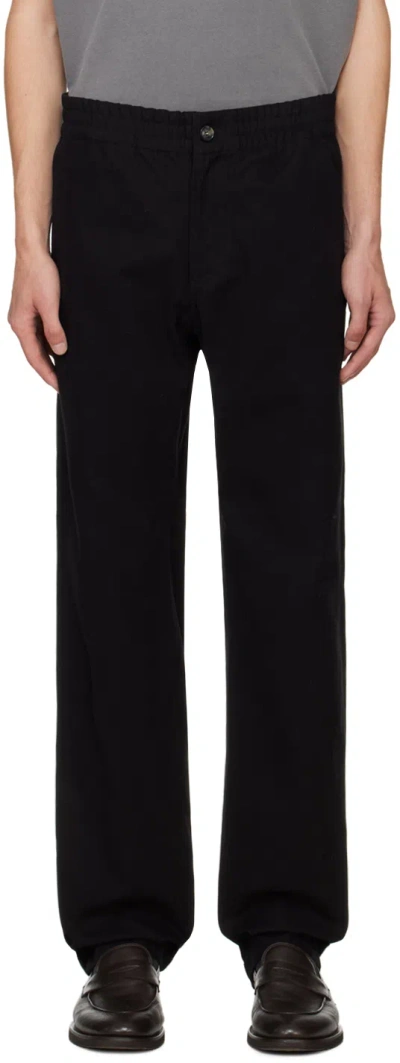 Apc Black Chuck Trousers In Lzz Black