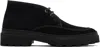 Apc Black Clem 2.0 Desert Boots In Black