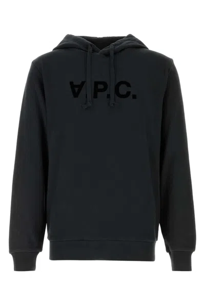 APC BLACK COTTON SWEATSHIRT