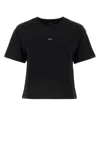 Apc A.p.c. Black Cotton T Shirt In Black