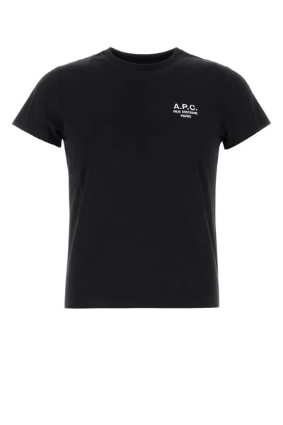 A.P.C. A.P.C. BLACK COTTON T SHIRT