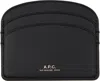 Apc A.p.c. Demi-lune Card Holder In Black