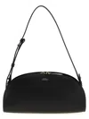 Apc Mini Demi-lune Structured Shoulder Handbag In Black