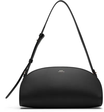 Apc Black Demi-lune Shoulder Bag