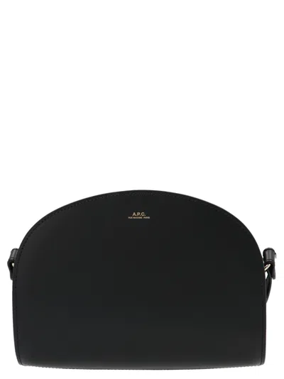 APC BLACK DEMIE LUNE CROSSBODY BAG