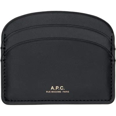 A.p.c. Black Demi-lune Card Holder