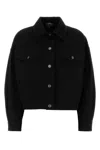 Apc A.p.c. Black Denim Cally Jacket