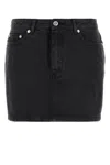 Apc Short Denim Skirt With Pockets And Loops
