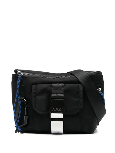 Apc A.p.c. Black Fabric Trek Belt Bag